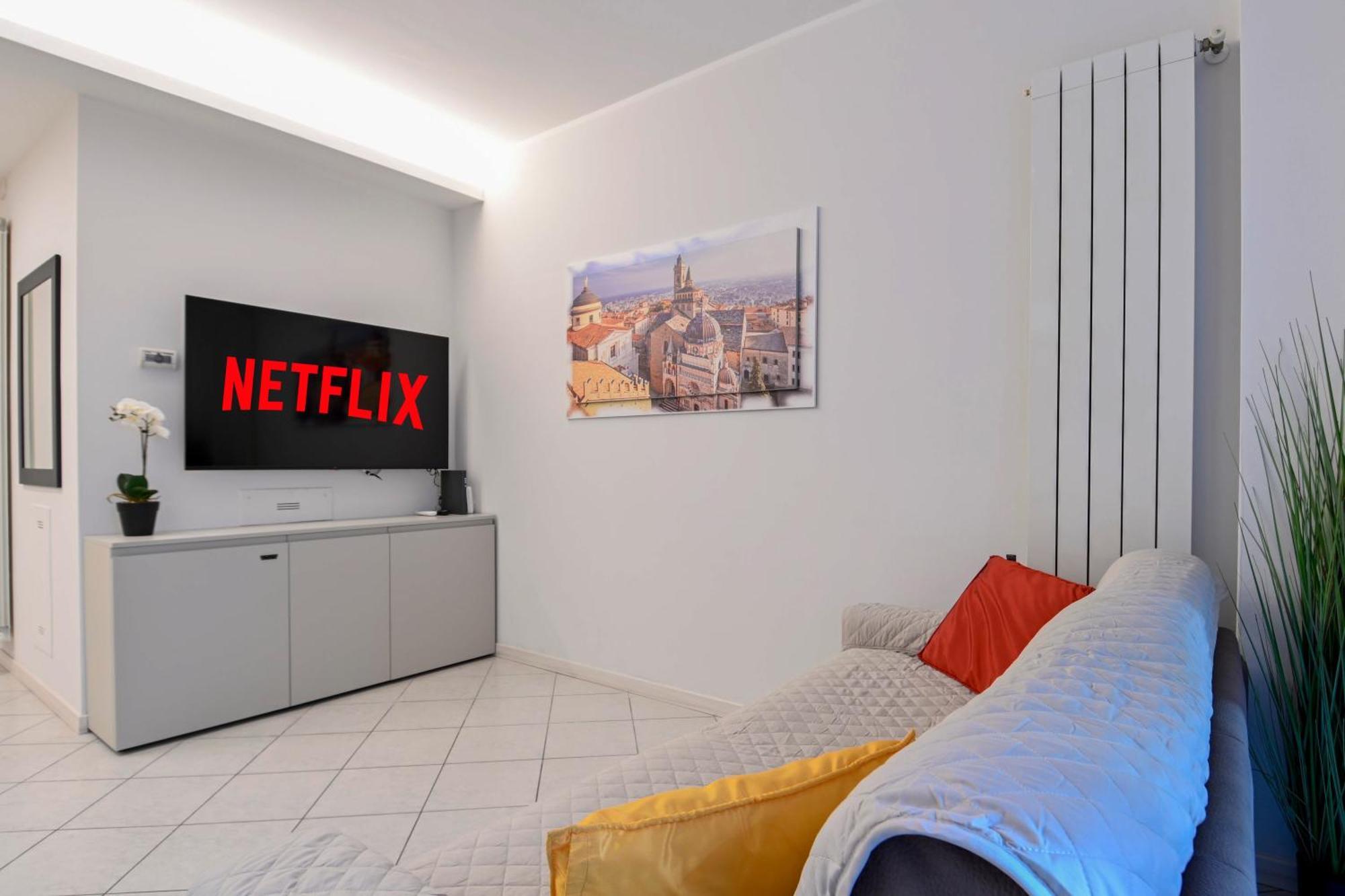 Bilocale Chic, 10 Min Aeroporto Milano-Bergamo, Box Auto E Aria Condizionata Apartamento Seriate Exterior foto